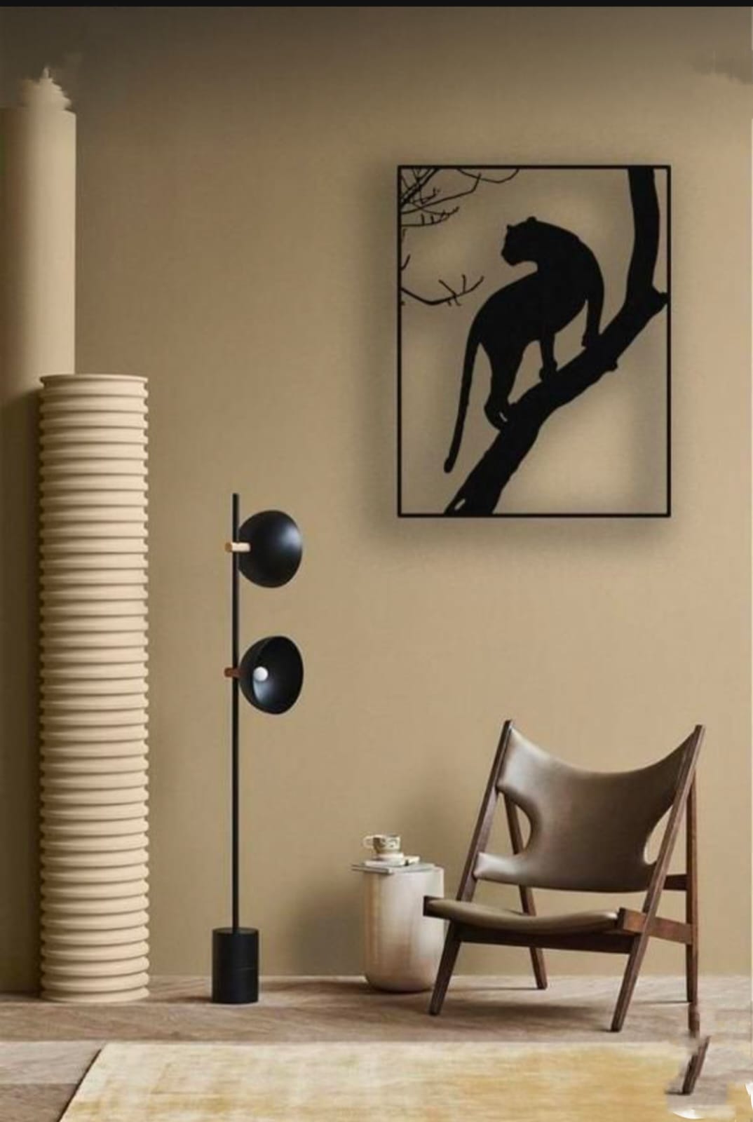 Premium Iron Wall Art Decor – 30" x 24"